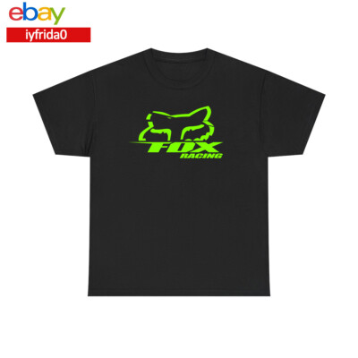 New Fox racing Logo Funny Black/Navy/White/Grey Men's T-Shirt S-5XL