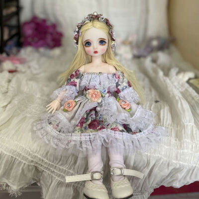 1/6 BJD Doll Cute Girl Ball Jointed Princess Toys Eyes Face Makeup Clothes Shoes