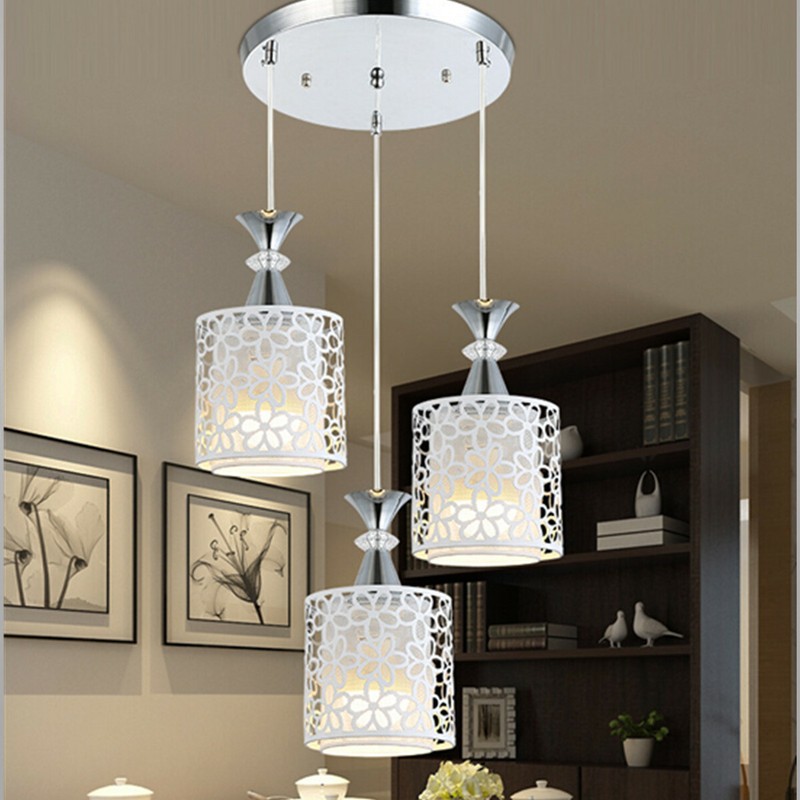 Us Modern Flower Petal Ceiling Light Led Pendant Lamp Dining Room
