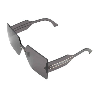 Pre-owned Dior Grey Shield Ladies Sunglasses Club M5u F0a0 00 Club M5u F0a0 00 In Gray
