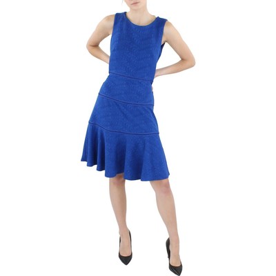 

Женское синее текстурированное вечернее мини-платье Gabby Skye  BHFO 4070, Royal
