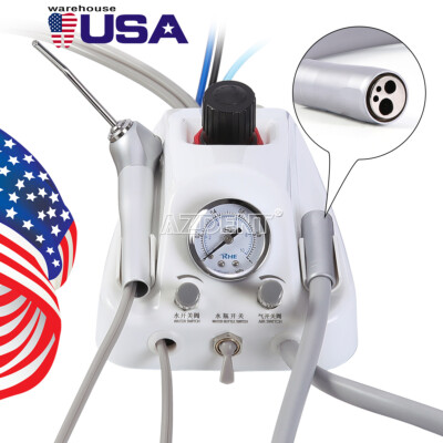 Portable Dental Turbine Unit with Weak Suction Work with Air Compressor 4/2 Hole