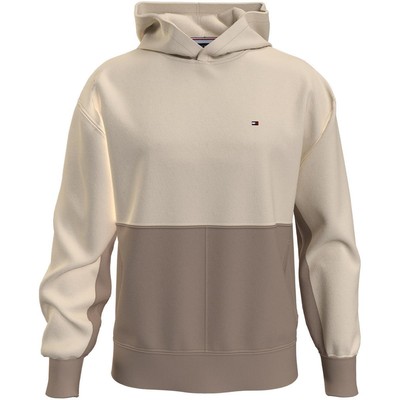 

Мужская бежевая хлопковая толстовка с капюшоном Tommy Hilfiger, домашняя одежда  BHFO 8873, Rockaway mudslide