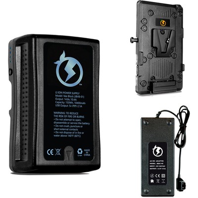 JuiceBox Complete Battery Kit for Blackmagic Ursa and Ursa Mini Cameras, V-Mount