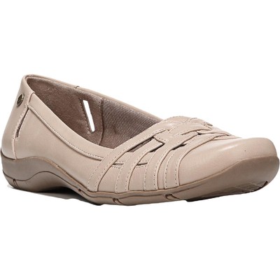 

LifeStride Womens Diverse Taupe Woven Flat Shoes 6.5 Medium (B,M) BHFO 2592, Taupe cowgirl