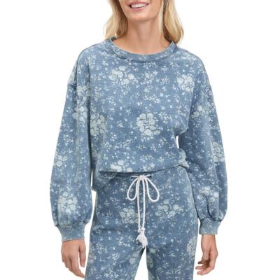 

Splendid Womens Comfy Cozy Comfortable Sweatshirt Loungewear BHFO 9481, Синий