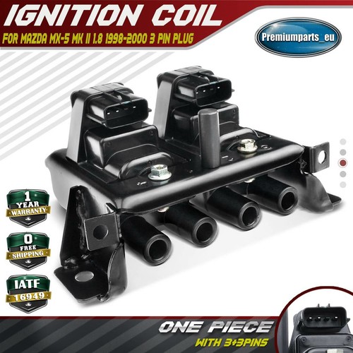 Ignition Coil Pack for Mazda MX5 MX5 MK2 NB 1.8 19982000 BP4W1810XB 3