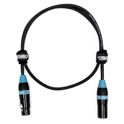 3' - 100' Color Coded 3-Pin Professional Light DMX Cable with Locking XLR Ends