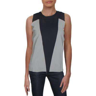 

Женская серая рубашка с цветными блоками Koral LA  BHFO 4991, Grey/black