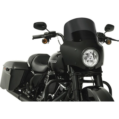 Memphis Shades Gloss Black Road Warrior Fairing Harley 94+