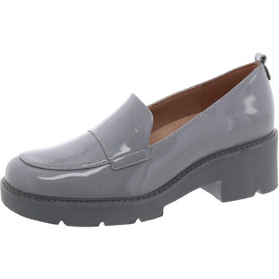 Naturalizer Womens Darry Gray Lifestyle Loafers Shoes 7.5 Medium (B,M) BHFO 5093