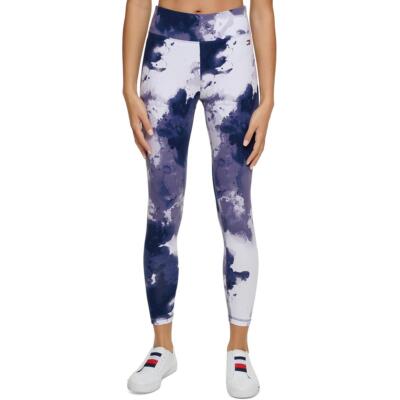 

Женские спортивные леггинсы до щиколотки для тренировок Tommy Hilfiger Sport BHFO 1439, Deep blue