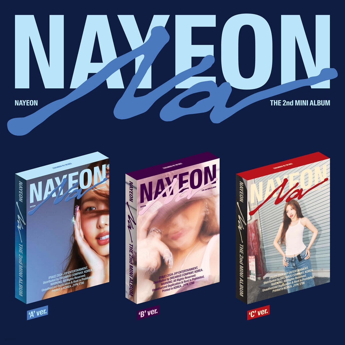 NAYEON TWICE 2nd Mini Album NA Random Ver. CD+Book+5p Card+F