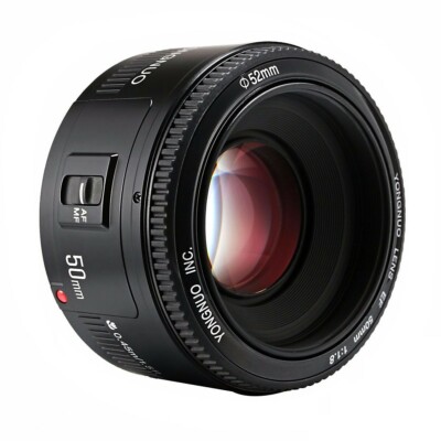 Yongnuo YN 50mm F/1.8  Autofokus Objektiv Lens für Canon EF Mount EOS Kamera