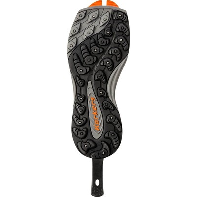 

Korkers TrailTrac Резиновая подошва с шипами и выступами, черный/серый, мужские 8,5-9,0/женские, Black/grey
