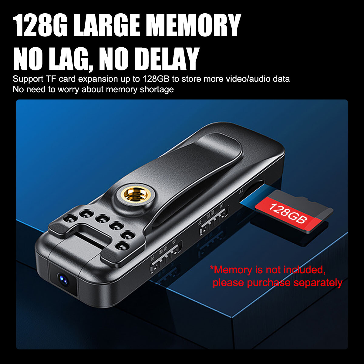 HD 1080P WiFi Camcorder Body Mini Cam Police Camera Video Recorder DVR IR Night