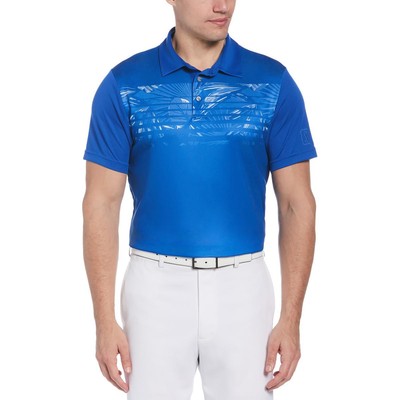 

Мужское поло для гольфа PGA Tour синего цвета Athletic  BHFO 0189, Turkish sea, PVKSC025DS