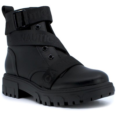 Женские ботильоны Nautica Arlette черного цвета, размер 8.5 средний (B,M), BHFO 5782