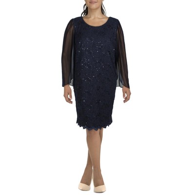 

Женское вечернее платье миди до колена с вышивкой Connected Apparel Plus BHFO 0391