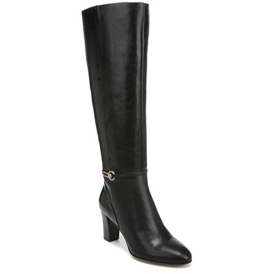 Женские высокие сапоги до колена Franco Sarto Palermo черного цвета 7 Medium (B,M) BHFO 4714