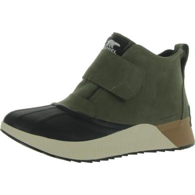 Sorel Womens Out and About III Classic Strap WP Green Winter & Snow Boots 6279