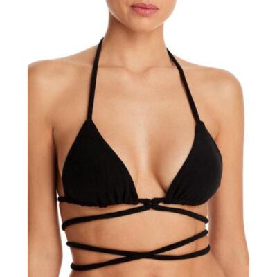 Женский черный купальник Frankies Bikinis из махровой ткани, купальник-бикини, L BHFO 2575