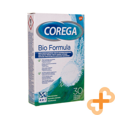 COREGA Cleanser Tabs Bio Denture Cleaning tablets 30 tablets Refreshing