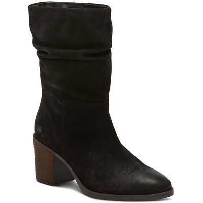 Женские черные сапоги до середины икры Bitsie от бренда Lucky Shoes 7 Medium (B,M) BHFO 1307