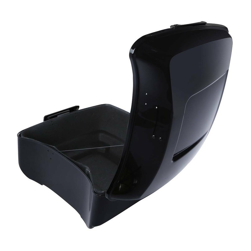 King Pack Trunk Mount Rack Fit For Harley Davidson Tour Pak Touring 14-24 Black