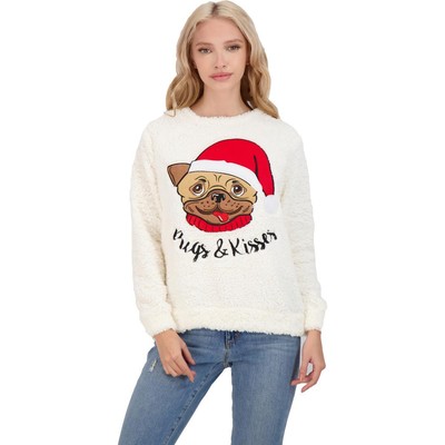 

No Comment Женский детский свитер с вышивкой Ugly Christmas Sweater