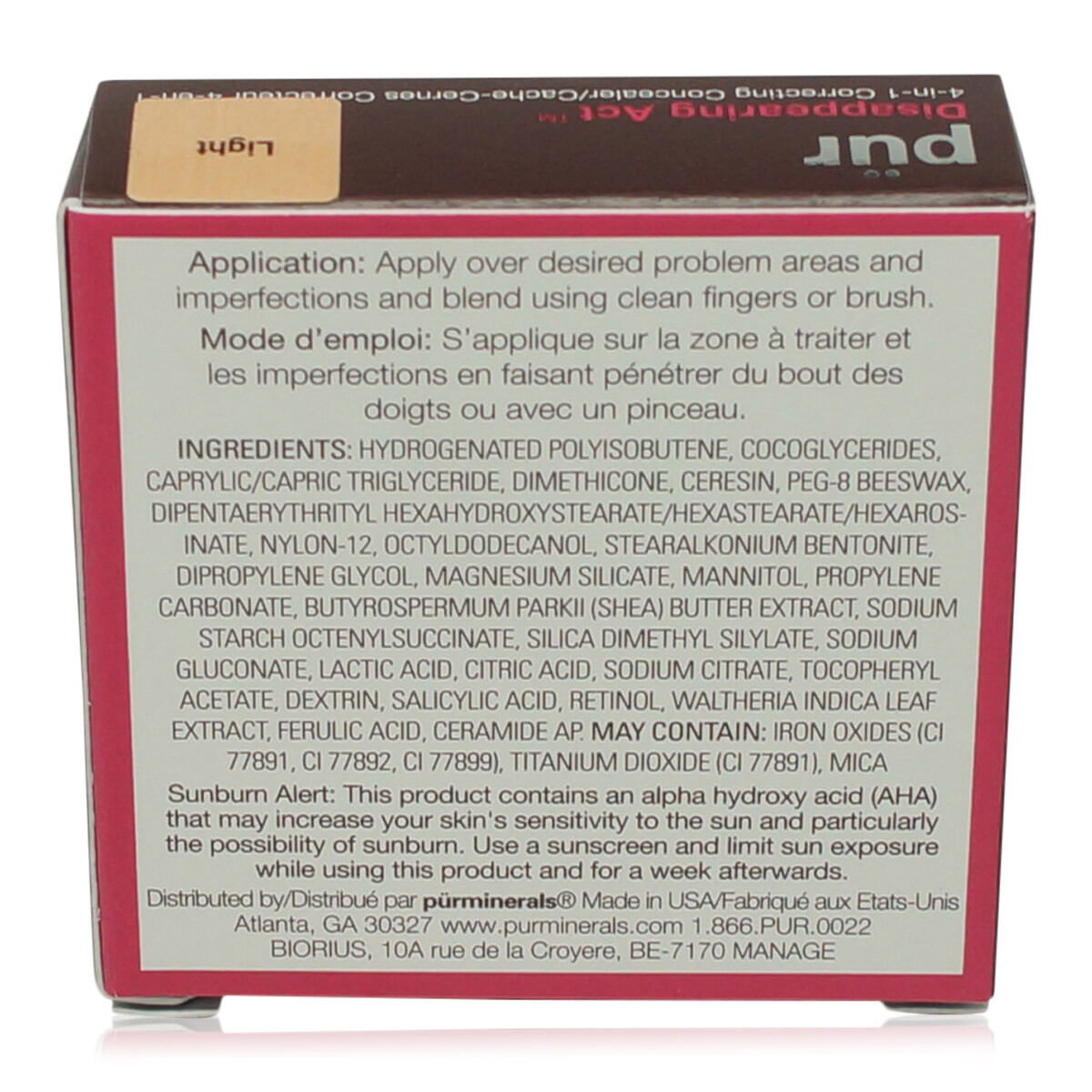 PUR Disappearing Act Concealer Light 0.1 oz. ~ New ~ Closed Out Price