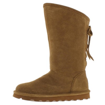 Женские зимние ботинки Bearpaw из натуральной коричневой замши, 8 средних размеров (B,M), BHFO 1775
