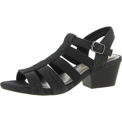 

Женские черные сандалии Ros Hommerson Wish Fisherman 9 Narrow (AA,N) BHFO 0951, Black/denim, Wish