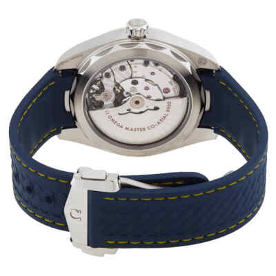 Pre-owned Omega Seamaster Automatic Chronometer Blue Dial Men's Watch 220.12.41.21.03.009