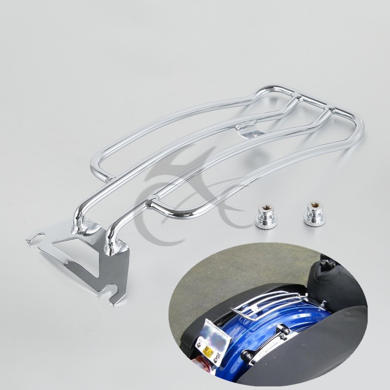 Rear Fender Solo Seat Luggage Rack Fit For Harley Touring El
