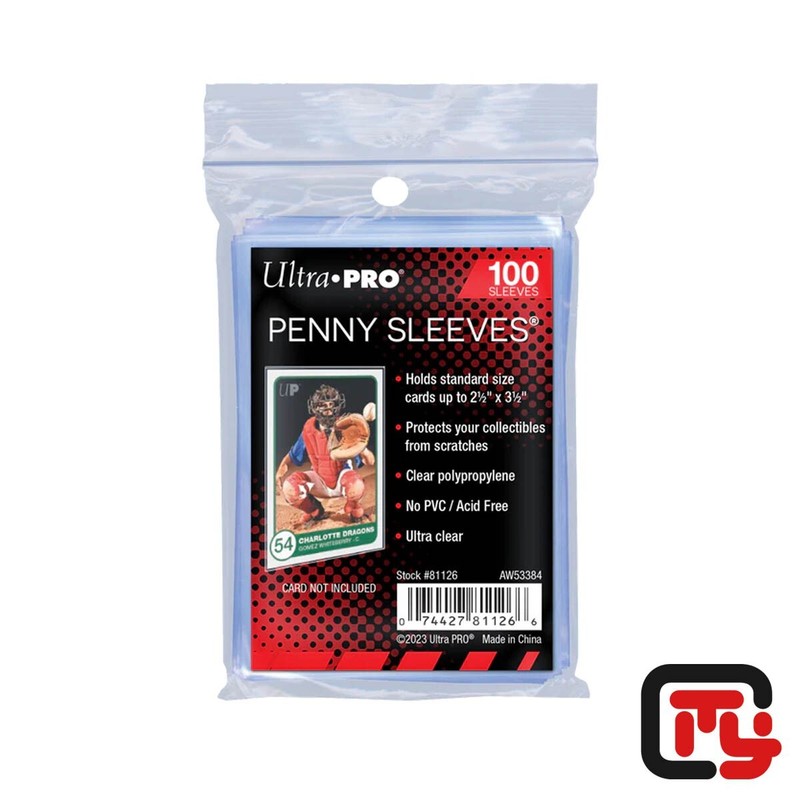 100 ProtÃ¨Ge Cartes - Soft Card Penny Sleeves Ultra Pro - Transparent