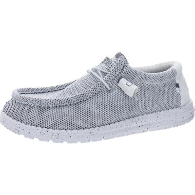 

Мужские белые вязаные слипоны Hey Dude Wally Sox 8, средний (D) BHFO 4177, Белый, FAMILY3512