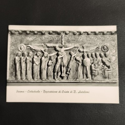 PARMA CATTEDRALE DEPOS. CRISTO DI B. ANTELA- CARTOLINA BIANCO E NERO MAI SPEDITA