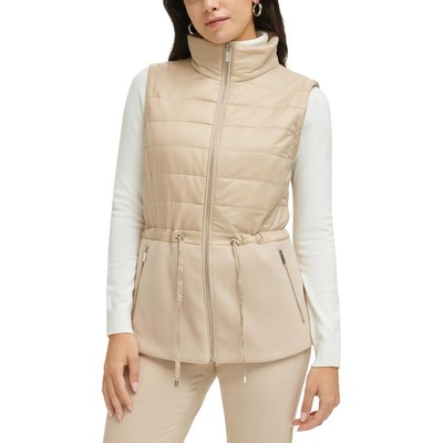 Женская стеганая осенняя верхняя одежда Calvin Klein для холодной погоды, жилет BHFO 8894