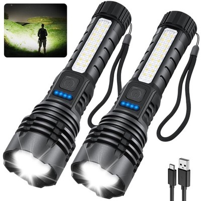 Rechargeable Flashlights High Lumens 7Mode Flashlights Recharg...