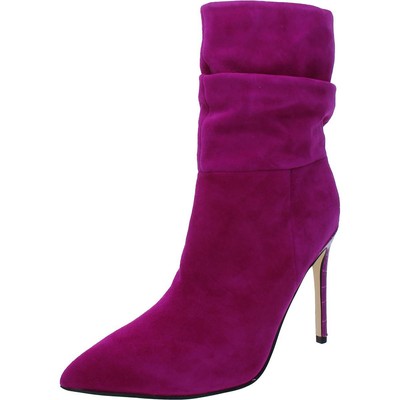 Женские ботинки Nine West JENN из розовой кожи до середины икры Boots 6 Medium (B,M) BHFO 2995