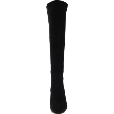 Pre-owned Michael Kors Kors  Womens Leigh Black Knee-high Boots 6 Medium (b,m) Bhfo 1465
