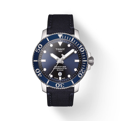 Tissot T-Sport Seastar 1000 Powermatic Blue Dial 43mm Watch T1204071704101
