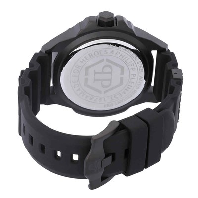 Pre-owned Philipp Plein The Skull Quartz Yellow Dial Men's Watch Pwaaa1922