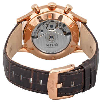 Pre-owned Mido Multifort Chronograph Automatic Blue Dial Men's Watch M0404273604200