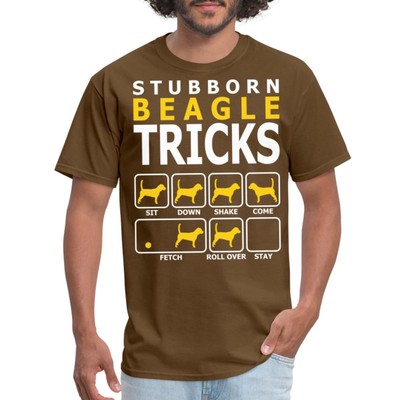 Dogs Stubborn Beagle Tricks Men's T-Shirt