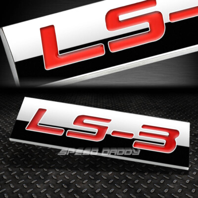 МЕТАЛЛИЧЕСКАЯ РЕШЕТКА БАГАЖНИКА ДЛИНОЙ 3 М, ЭМБЛЕМА, НАКЛЕЙКА С ЛОГОТИПОМ, ЗНАЧОК С ОТДЕЛКОЙ, ПОЛИРОВАННАЯ КРАСНАЯ НАДПИСЬ LS3