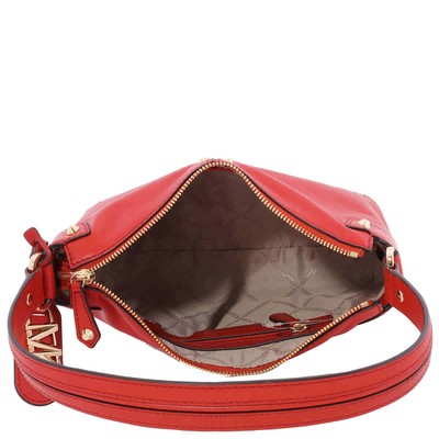 Pre-owned Michael Kors Astor Studded Large Leather Handbag 32s3gatu3l-808 In Br Terractta