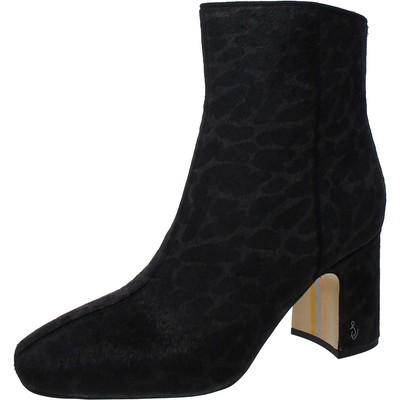 

Женские коричневые ботильоны Sam Edelman Fawn 2, туфли 9, средние (B,M) BHFO 6061, Brown leopard brahma, Fawn 2