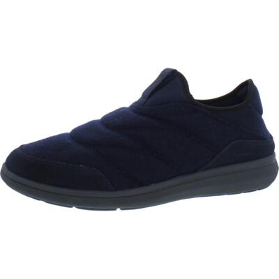 Florsheim Mens Java Moc Wool Slip On Casual and Fashion Sneakers Shoes BHFO 8627, Navy, Java Moc